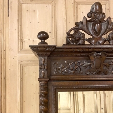 19th Century French Renaissance Barley Twist Armoire