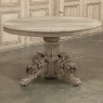 19th Century French Renaissance Oval Center Table ~ Dining Table in Stripped Oak