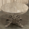 19th Century French Renaissance Oval Center Table ~ Dining Table in Stripped Oak