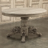 19th Century French Renaissance Oval Center Table ~ Dining Table in Stripped Oak