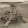 19th Century French Renaissance Oval Center Table ~ Dining Table in Stripped Oak