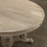 19th Century French Renaissance Oval Center Table ~ Dining Table in Stripped Oak