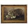 Antique Framed Oil Painting on Canvas by Jan Deckers (1865-1942)
