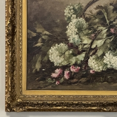 Antique Framed Oil Painting on Canvas by Jan Deckers (1865-1942)