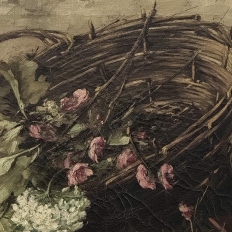 Antique Framed Oil Painting on Canvas by Jan Deckers (1865-1942)