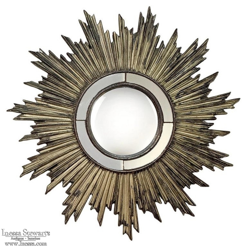 Mid-Century Sunburst Mirror