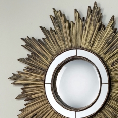 Mid-Century Sunburst Mirror