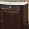 Antique French Louis XVI Mahogany Buffet ~ Credenza with Carrara Marble