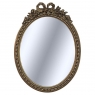 Antique French Louis XVI Gilded Oval Wall Mirror