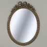 Antique French Louis XVI Gilded Oval Wall Mirror