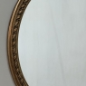 Antique French Louis XVI Gilded Oval Wall Mirror
