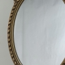 Antique French Louis XVI Gilded Oval Wall Mirror