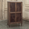 Antique French Directoire Style Mahogany Cabinet with Carrara Marble