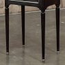 Antique French Directoire Mahogany End Table with Carrara Marble