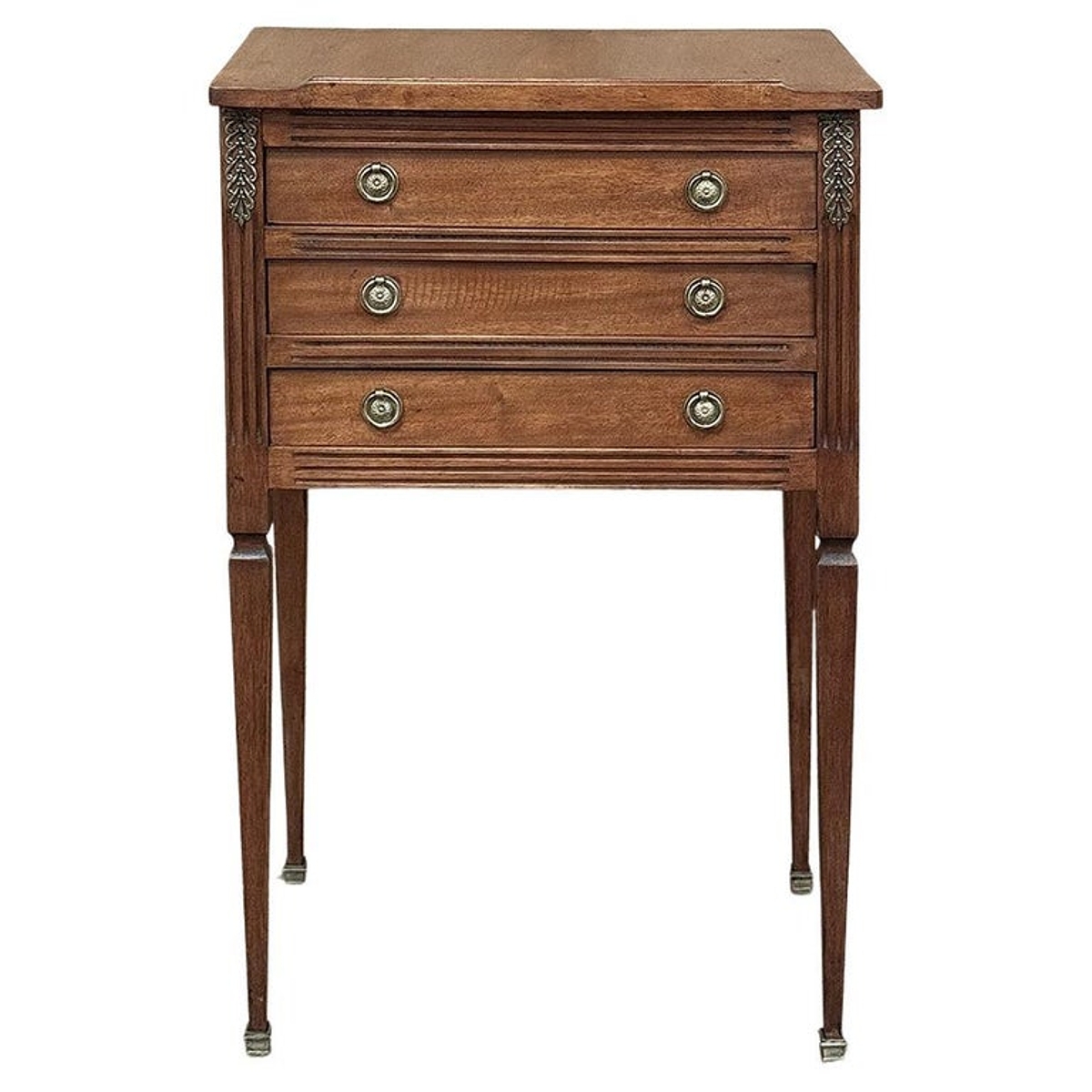 Vintage Directoire Mahogany Commode ~ End Table