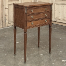Vintage Directoire Mahogany Commode ~ End Table