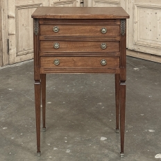 Vintage Directoire Mahogany Commode ~ End Table