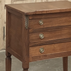 Vintage Directoire Mahogany Commode ~ End Table