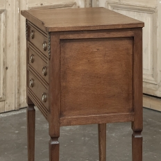 Vintage Directoire Mahogany Commode ~ End Table