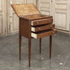 Vintage Directoire Mahogany Commode ~ End Table