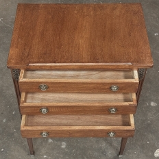 Vintage Directoire Mahogany Commode ~ End Table