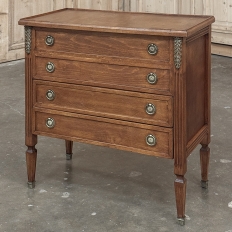 Vintage Directoire Mahogany Commode ~ End Table