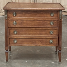 Vintage Directoire Mahogany Commode ~ End Table
