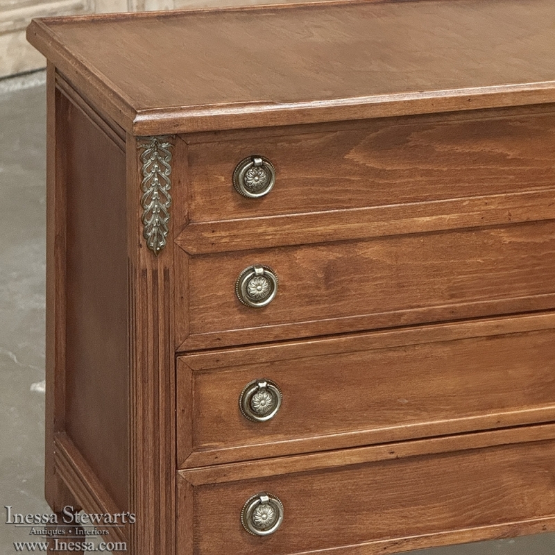 Vintage Directoire Mahogany Commode ~ End Table