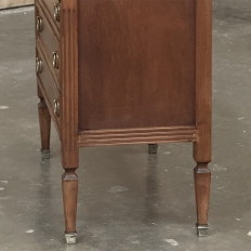 Vintage Directoire Mahogany Commode ~ End Table