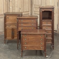 Vintage Directoire Mahogany Commode ~ End Table