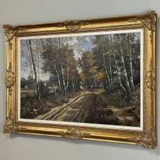 Antique Framed Oil Painting on Canvas by Jan Van Genesen (1887-1945)