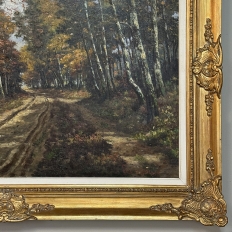 Antique Framed Oil Painting on Canvas by Jan Van Genesen (1887-1945)