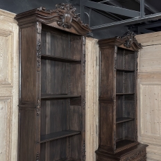 PAIR Monumental French Louis XIV Bookcases ~ Bibliotheques