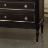 Antique French Louis XVI Mahogany Commode with Carrara Marble