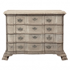 18th Century Dutch Louis XIVStripped Chest of Drawers