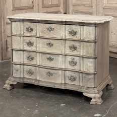 19th Century Dutch Colonial Stripped Chest of Drawers