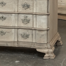 19th Century Dutch Colonial Stripped Chest of Drawers