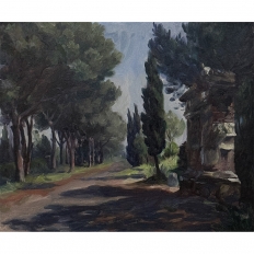 Framed Oil Painting on Canvas