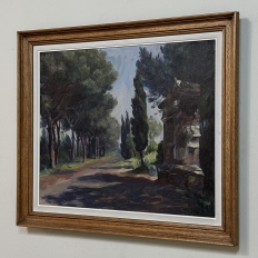 Framed Oil Painting on Canvas
