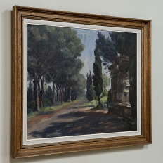 Framed Oil Painting on Canvas