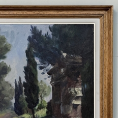 Framed Oil Painting on Canvas