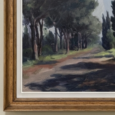 Framed Oil Painting on Canvas