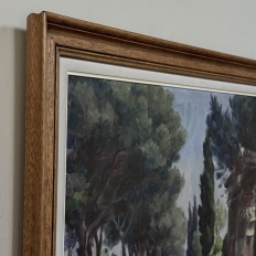 Framed Oil Painting on Canvas