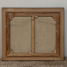 Framed Oil Painting on Canvas