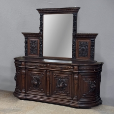 Grand 19th Century Renaissance Revival Mantel Mirror