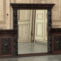 Grand 19th Century Renaissance Revival Mantel Mirror