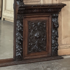 Grand 19th Century Renaissance Revival Mantel Mirror