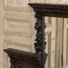 Grand 19th Century Renaissance Revival Mantel Mirror