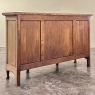 19th Century French Louis XVI Marble Top Buffet in Stripped Oak