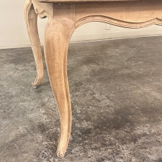 Antique Country French Stripped Fruitwood Dining Table